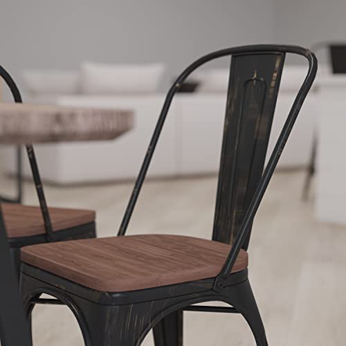 Black-antique Gold