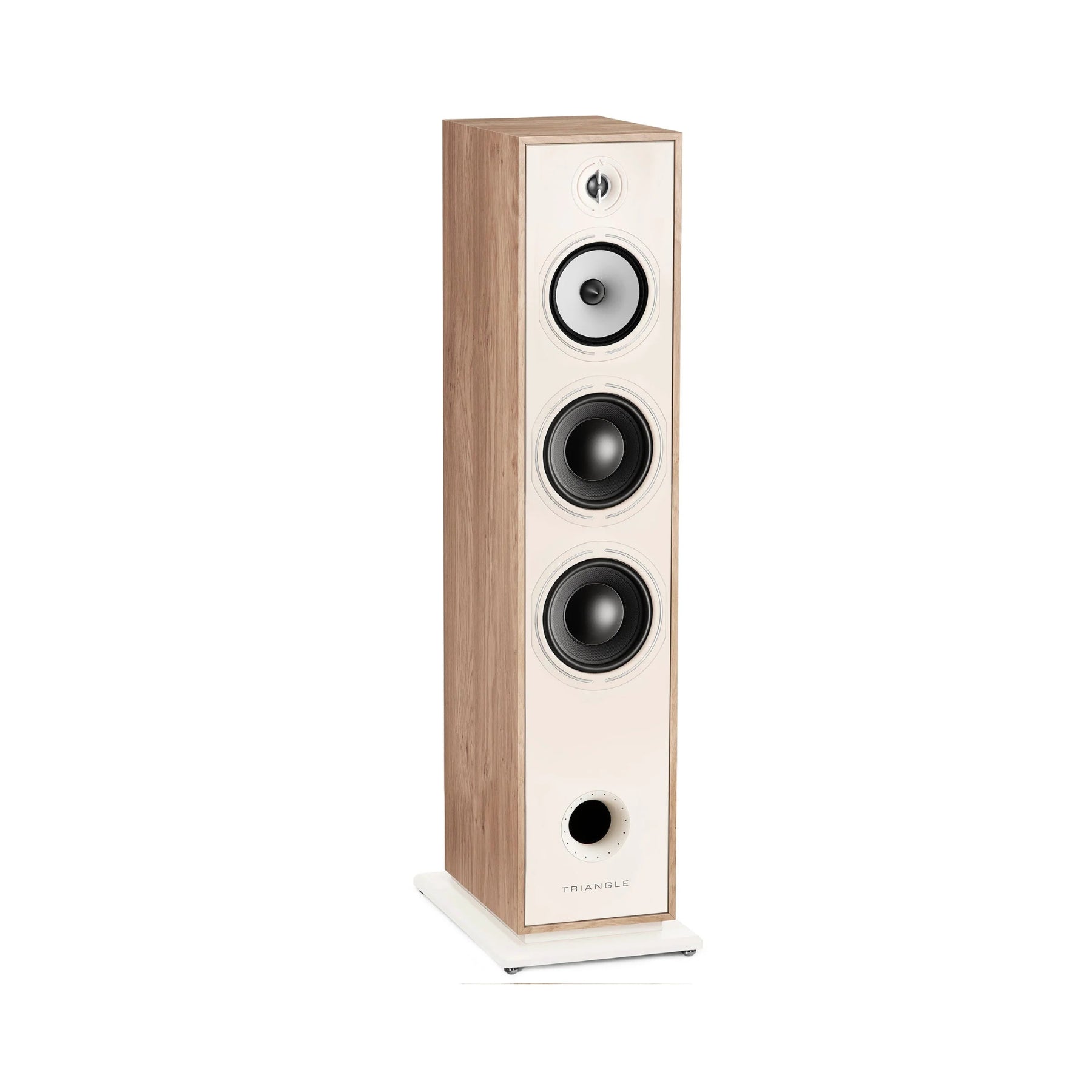 Triangle Borea BR10 Floorstanding Speaker - Light Oak Finish | High-Fidelity Audio for Home Theater & Music Listening | Open Box Clearance Sale