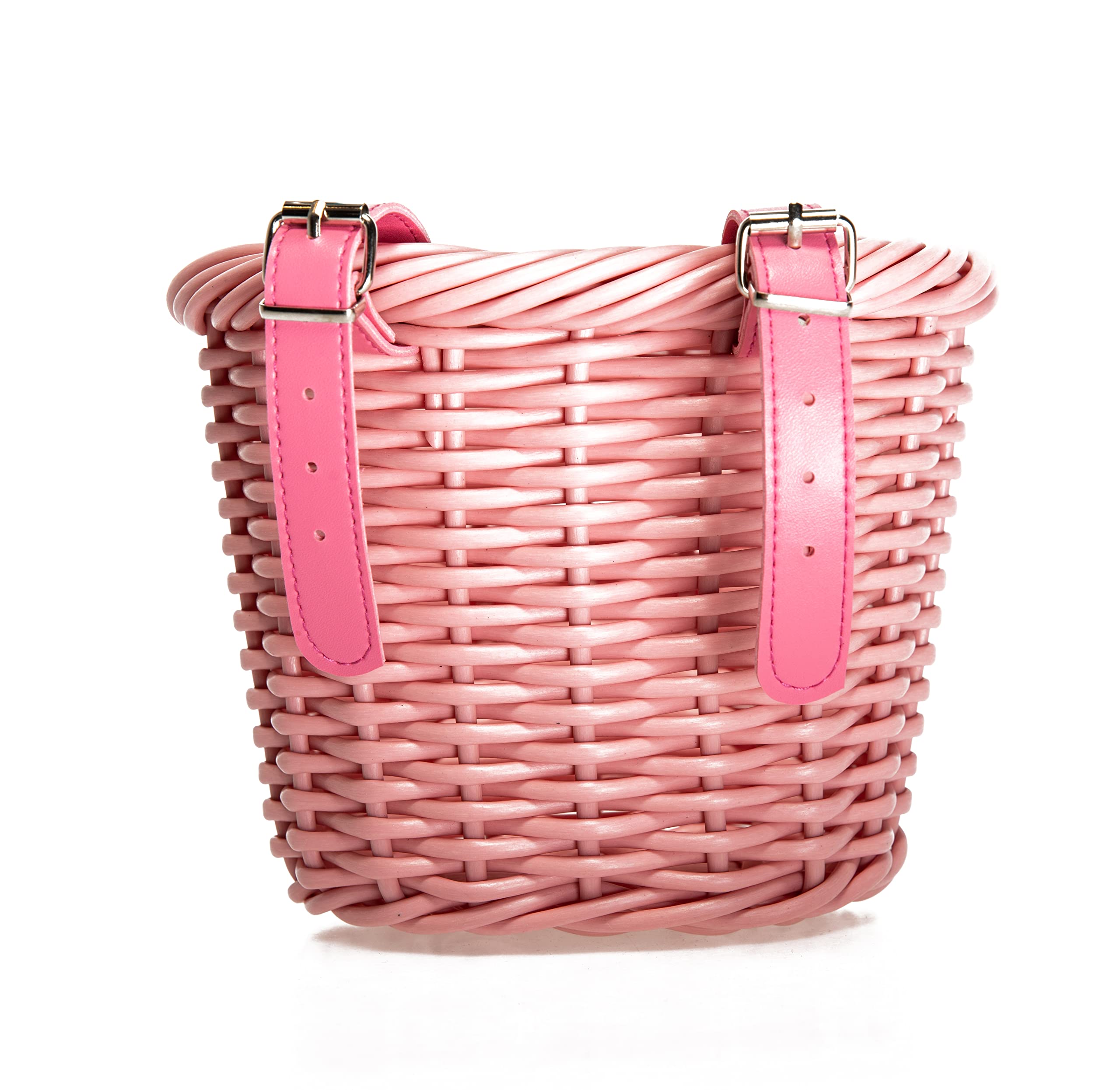 MEGHNA Woven Mini Bike Basket for Kids - Handlebar Basket for Boys & Girls Bicycles and Scooters - Multi-Color Options - Perfect for School, Park Rides, and Errands