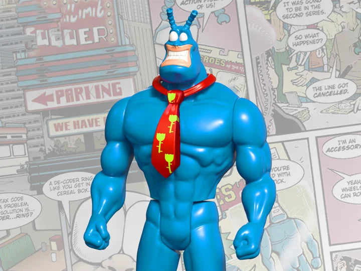 The Tick Longbox Heroes - The Tick in Disguise Action Figure | Collectible Superhero Toy for Fans & Comic Book Lovers | Perfect for Display, Gifts & Cosplay