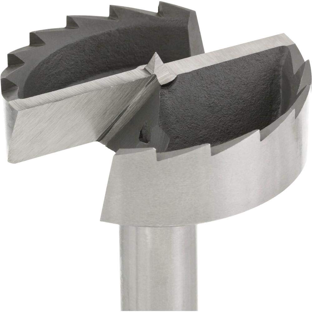 Steelex D1029 8-Piece Forstner Bit Set - Premium Woodworking Drill Bits for Smooth, Clean Holes - Perfect for Cabinetry, Furniture Making & DIY Projects
