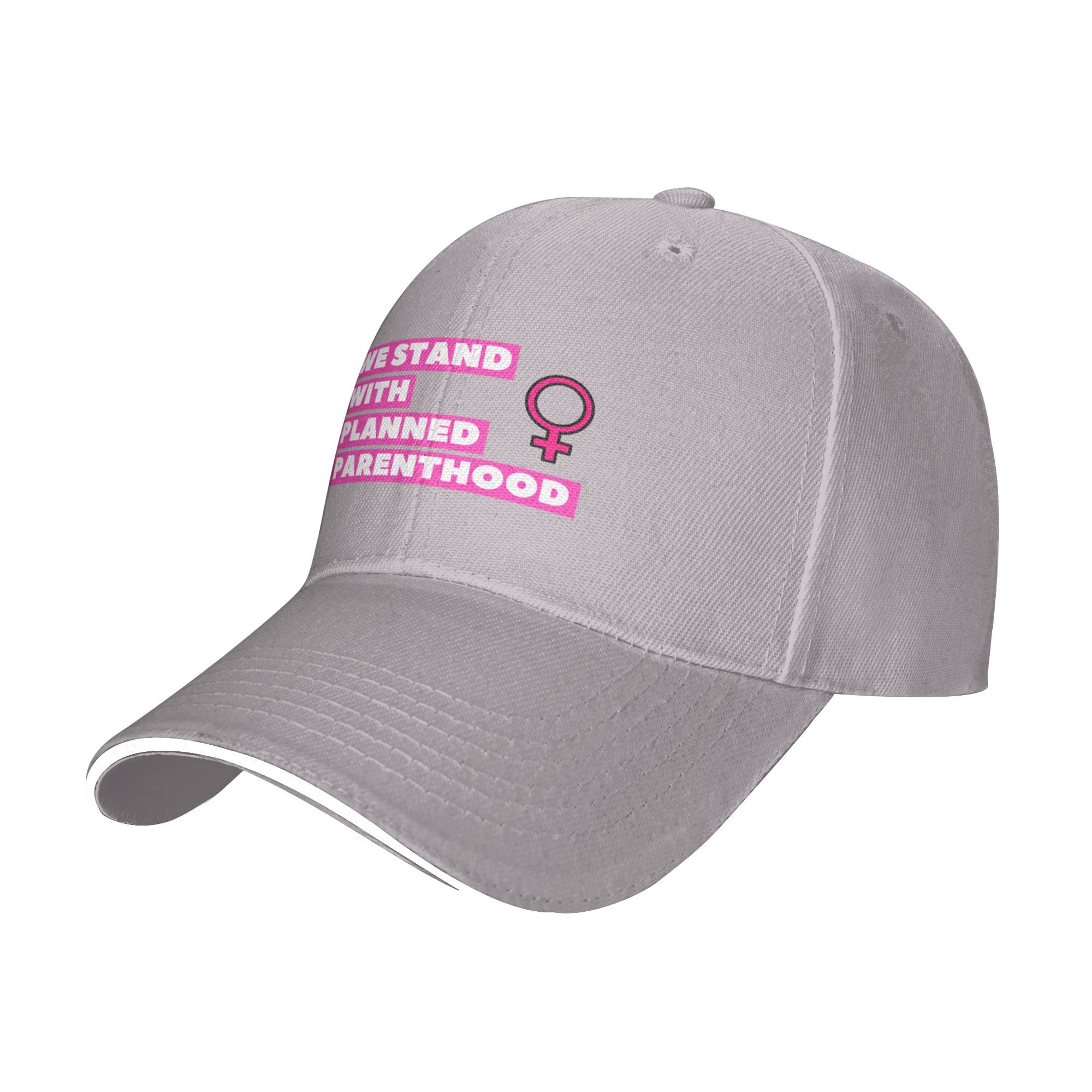 I Stand With Planned Parenthood Unisex Baseball Cap - Pro-Choice Trucker Hat in Gray | Rally, Protest & Everyday Wear Accessory