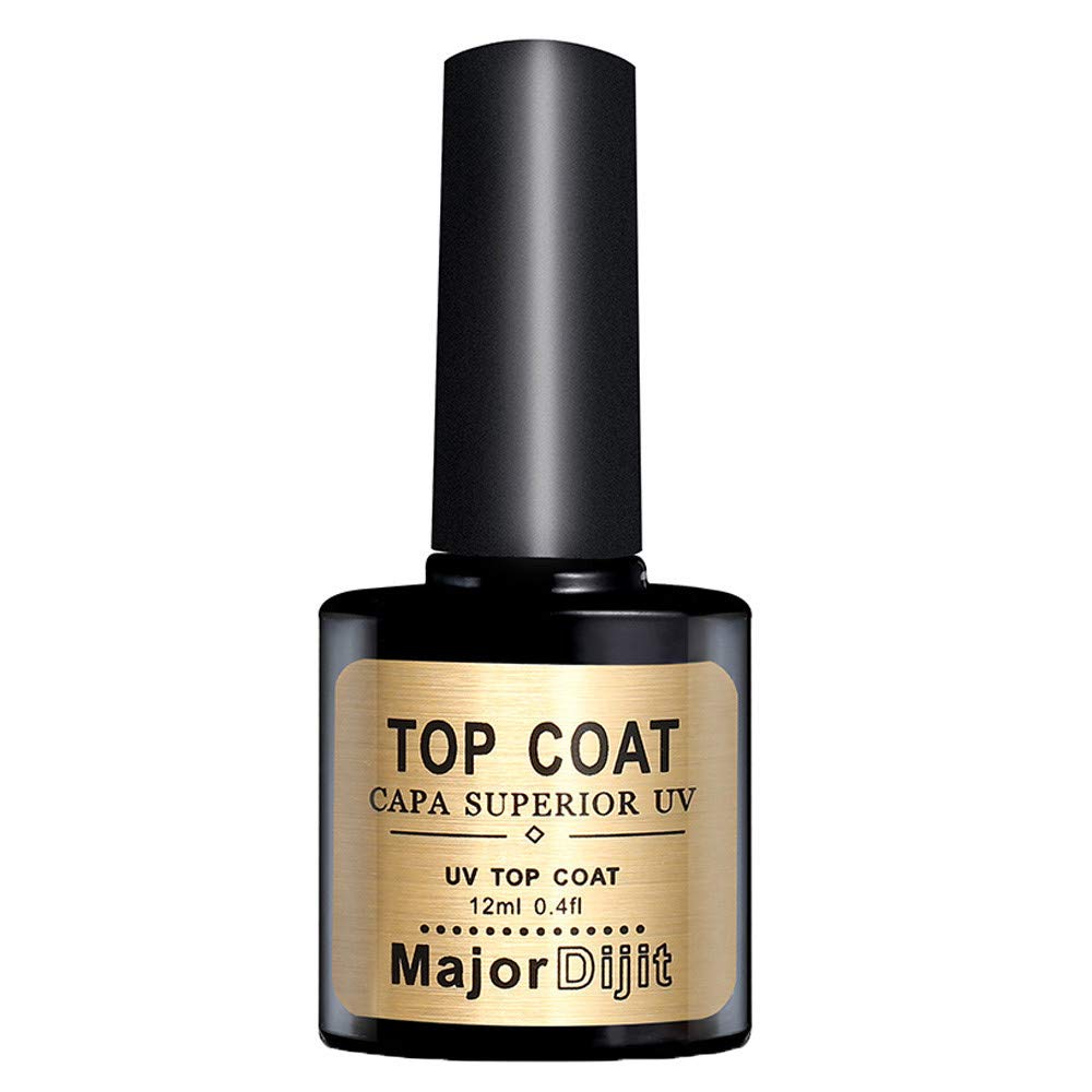 Kids Soak-Off LED Gel Nail Polish - 12ML Steel Top Coat with Glow in The Dark Effect, Long-Lasting & Non-Toxic Nail Art for Girls | Perfect for Birthday Parties, Sleepovers & Special Occasions