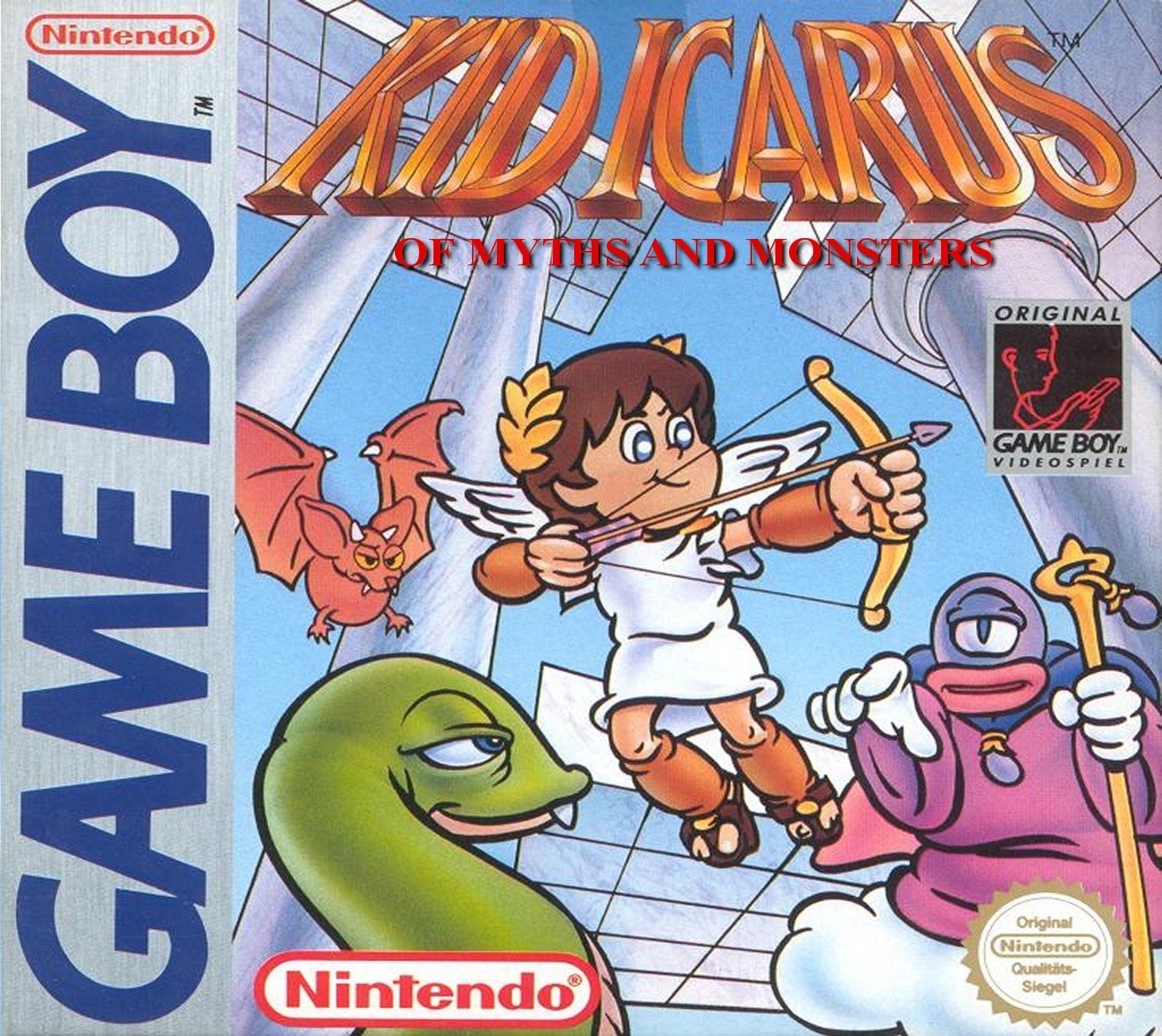 Kid Icarus of Myths and Monsters - Classic NES Video Game Cartridge for Nintendo Entertainment System | Retro Gaming Gift for Collectors & Nostalgic Gamers | Perfect for Birthday Presents & Gaming Parties