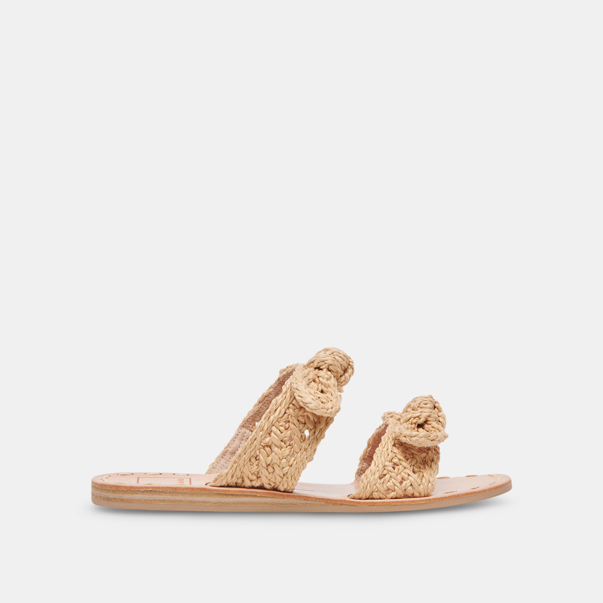 Dinah Wide Sandals LT Natural Raffia - Comfortable Women's Summer Sandals for Beach, Vacation & Casual Outfits
