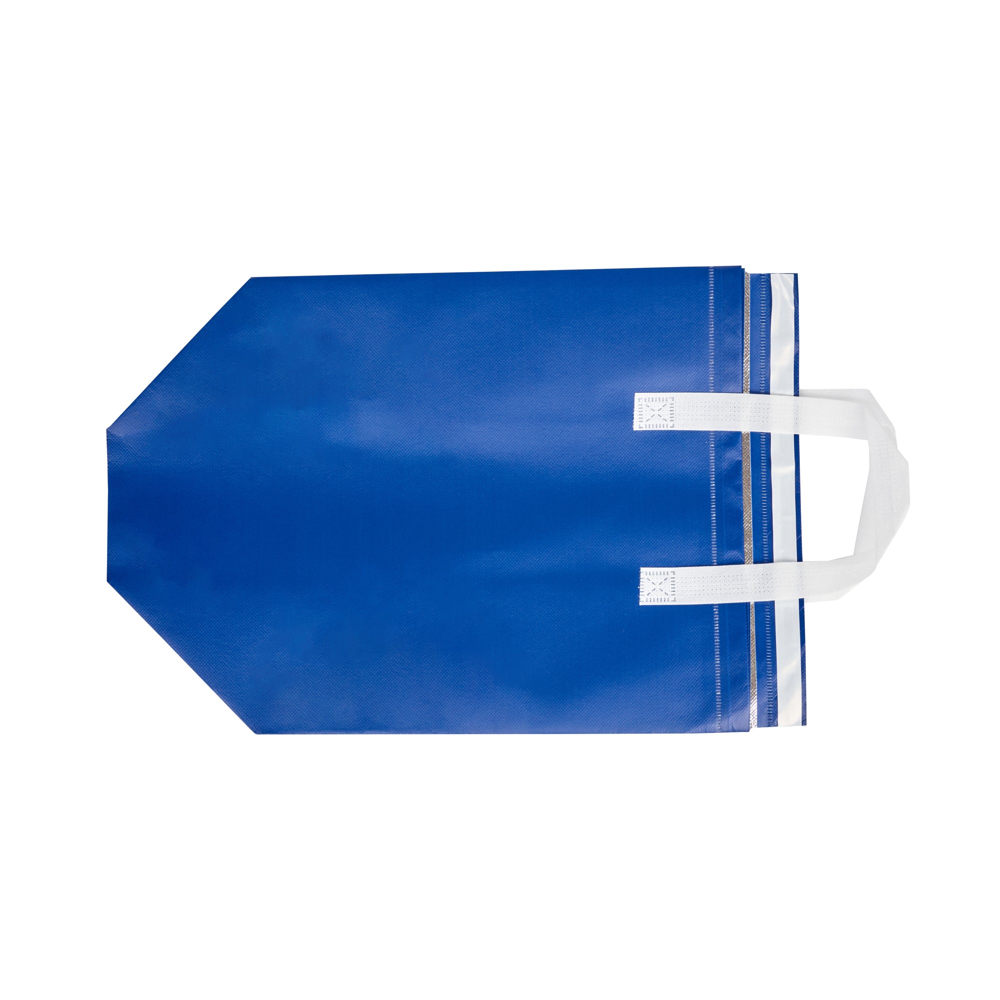 Blue Insulated Takeout Bags with Tamper-Evident Seal | 11.75