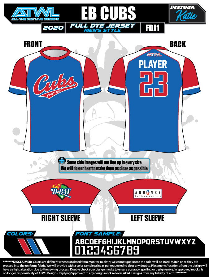 East Bay Spring 2020 Baseball Jerseys - Custom Team Uniforms for Youth & Adult Baseball Leagues - Perfect for Games, Practices & Tournaments