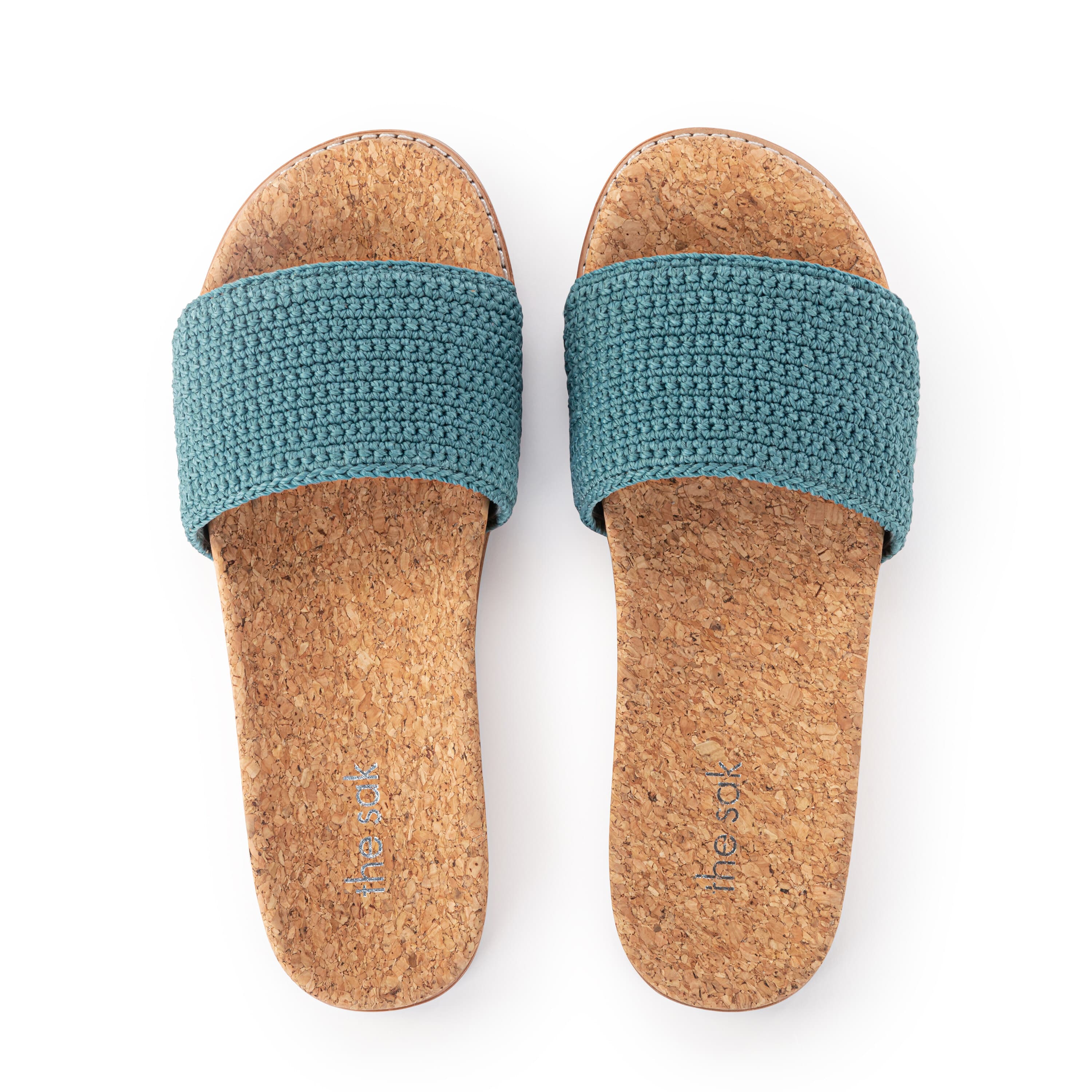 Mendocino Slide Sandal - Hand Crochet Bohemian Sandals for Women - Dry Leaf Color - Perfect for Beach, Vacation & Summer Outfits