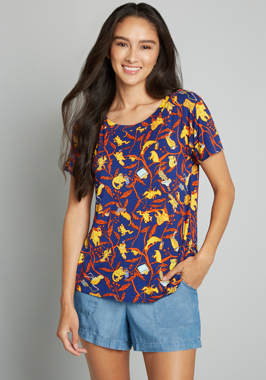 Instant Hit Relaxed Fit Tee - Soft Comfortable Cotton T-Shirt for Men & Women | Perfect for Casual Wear, Lounging & Everyday Outfits