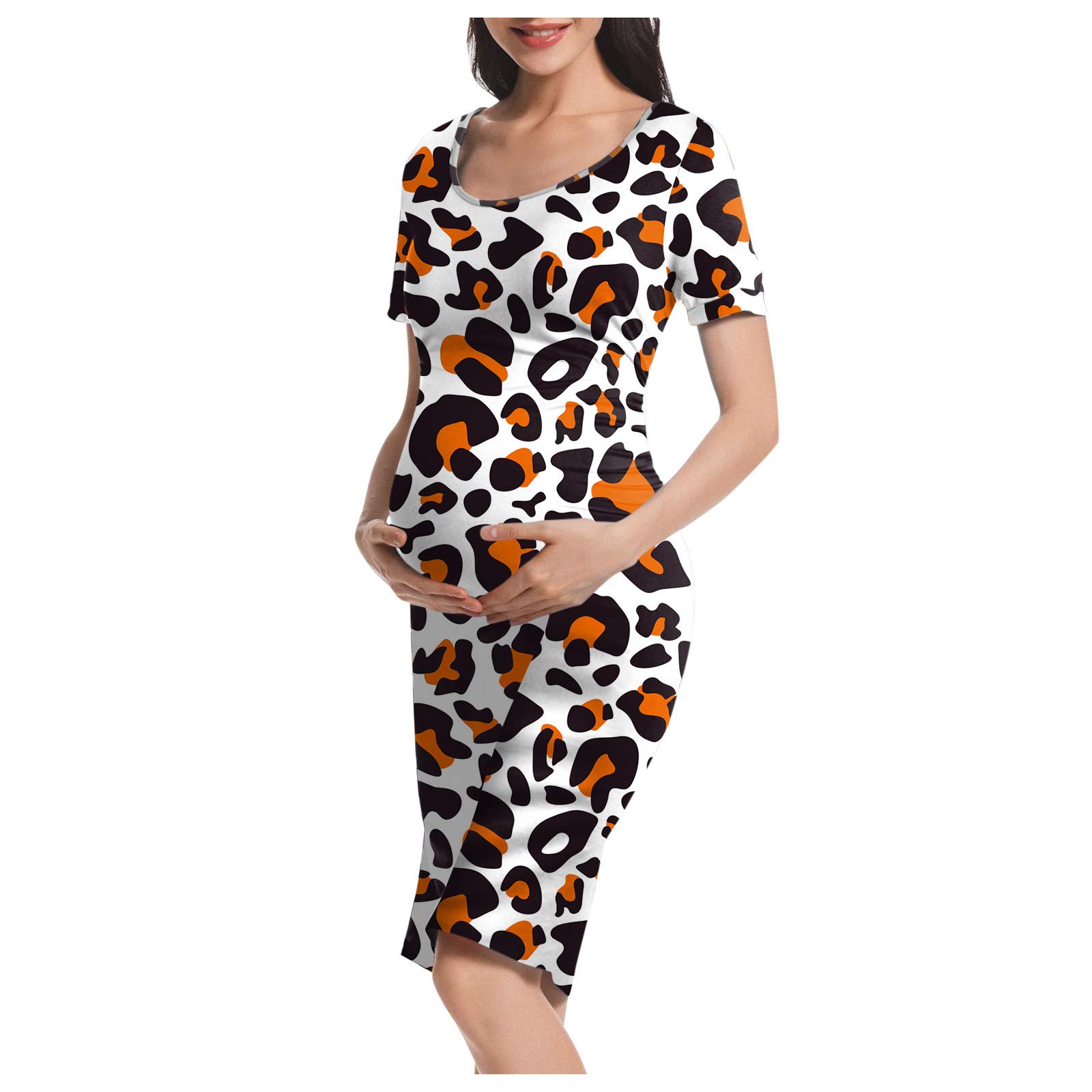 Maternity Summer Dresses for Women - Floral Pregnancy Clothes & Comfortable Mom Outfits for Beach, Travel, and Casual Wear