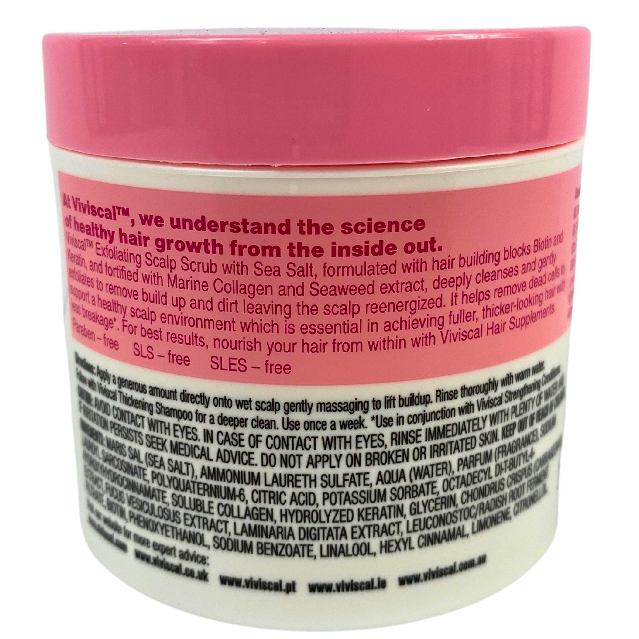 Viviscal Exfoliating Scalp Scrub with Biotin & Keratin - 7.05 oz (35 Pack) - Gentle Scalp Treatment for Dandruff & Hair Growth - Perfect for Dry Scalp Care & Pre-Shampoo Routine