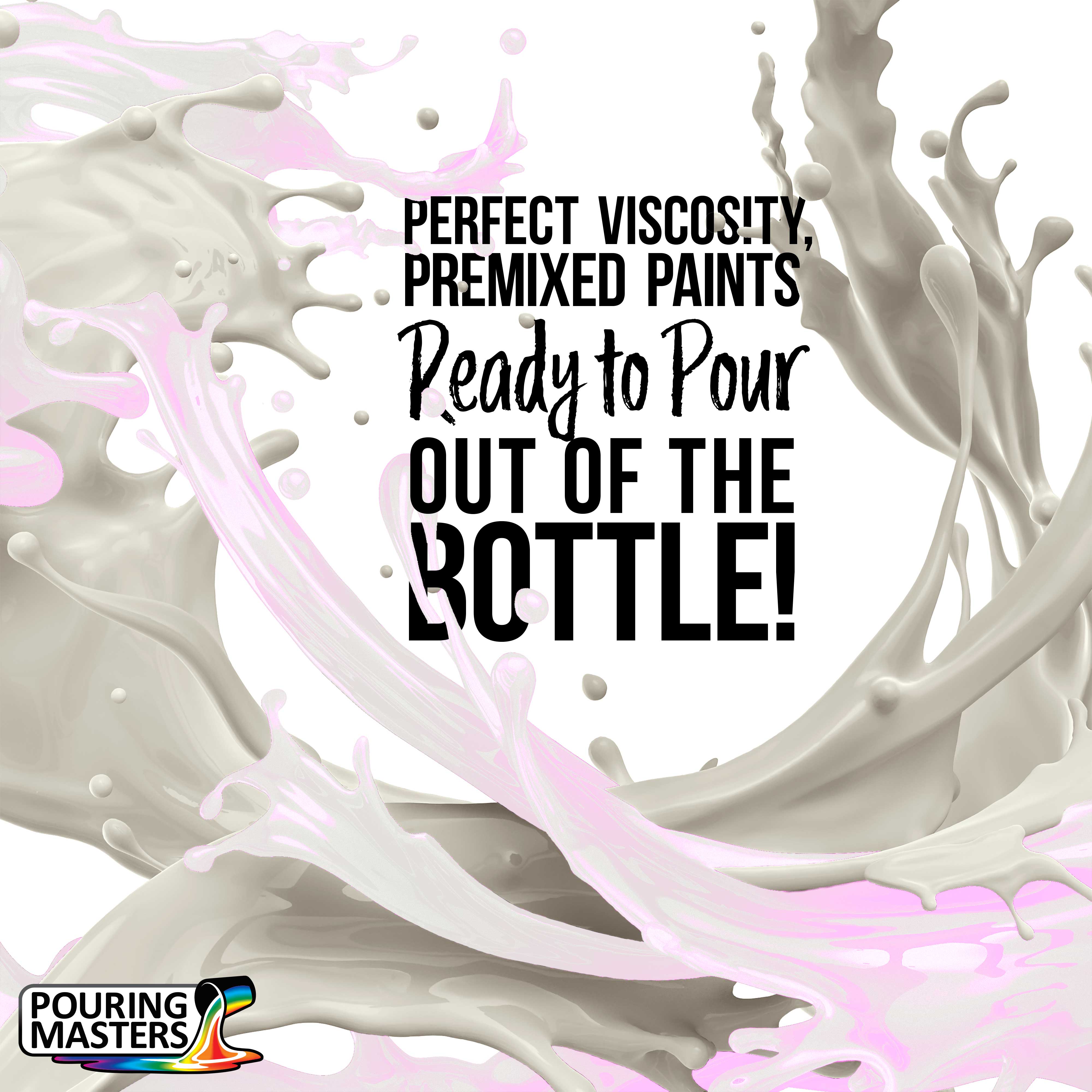 Violet Interference Pearl Acrylic Pouring Paint - Quart Bottle, Pre-Mixed Water-Based for Canvas Art, Fluid Art & DIY Home Decor | Ready-to-Pour Special Effects Paint for Abstract Painting & Creative Projects
