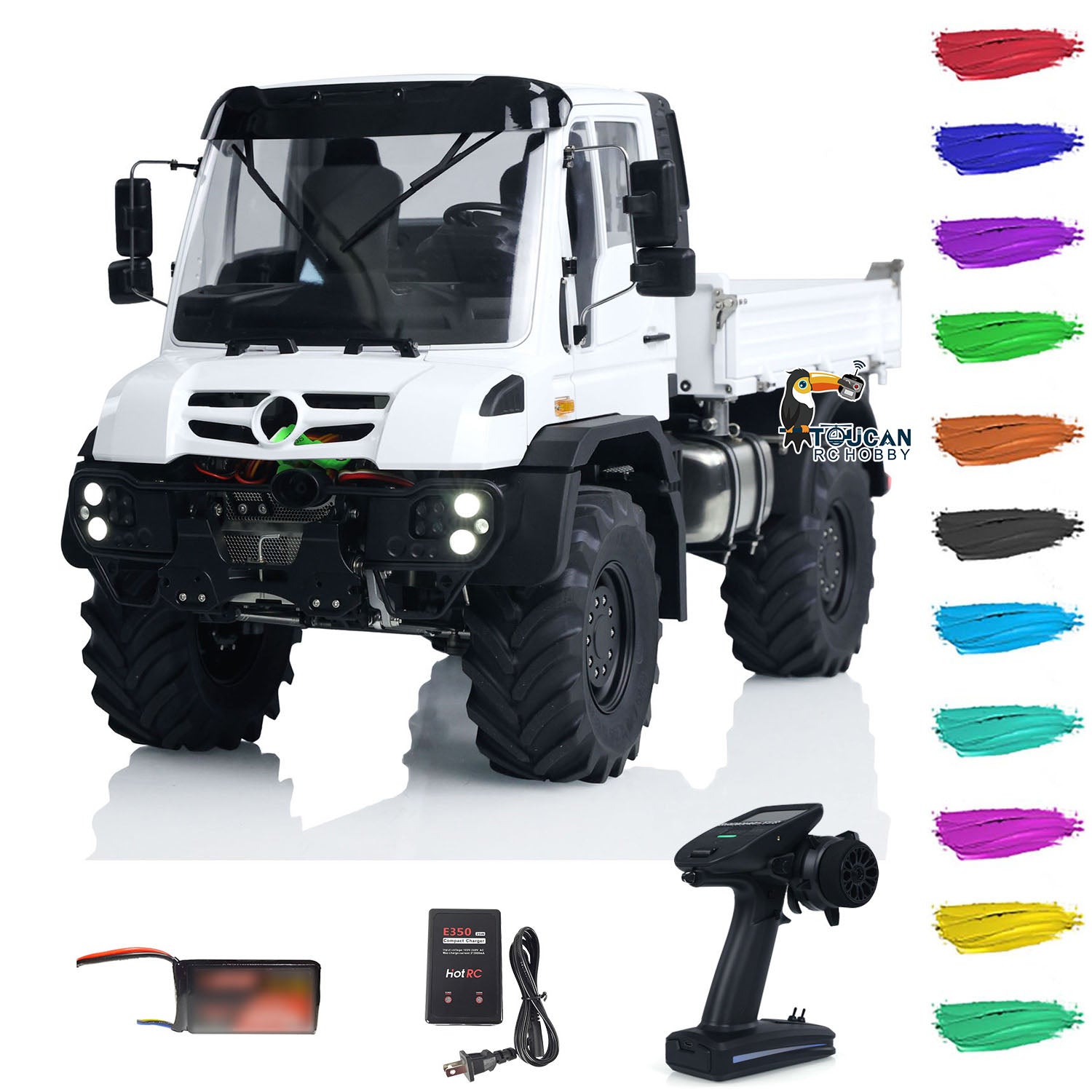 1/14 Scale U535 4x4 RC Rock Crawler Off-Road Vehicle - Ready to Run Upgraded Version Remote Control Car for Adults & Kids | Outdoor Adventure, Trail Crawling, Backyard Driving