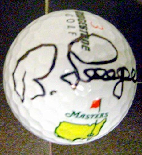 Bernhard Langer Autographed Masters Golf Ball - PGA Tournament Champion 1985-1993 - Germany - Includes Free Display Cube | Collectible Sports Memorabilia for Golf Fans & Home Office Decor