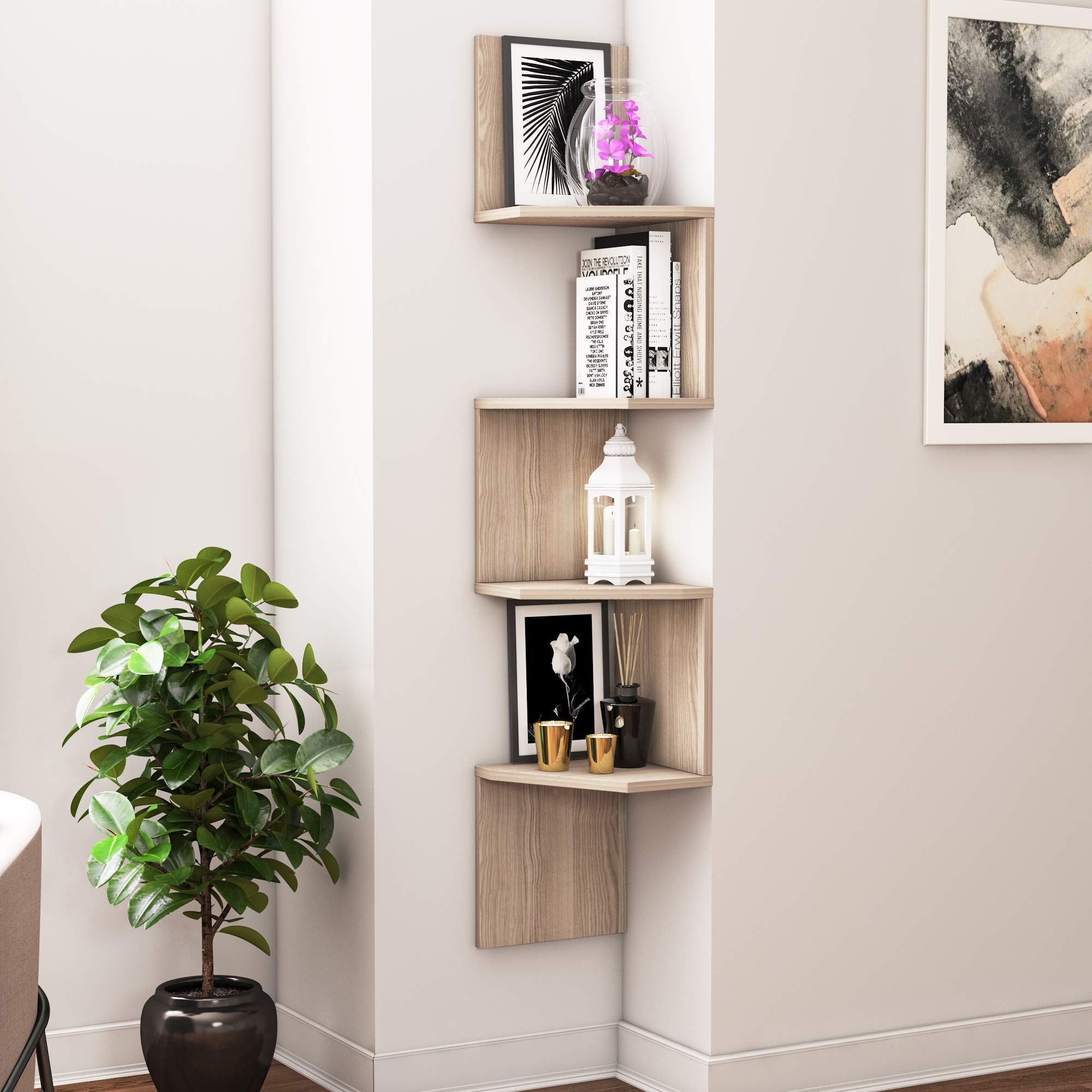 Decorotika-Desaldo Modern Geometric Wall Shelf Set - 3 Stylish Options (Cordoba) - Perfect for Living Room, Bedroom & Office Decor