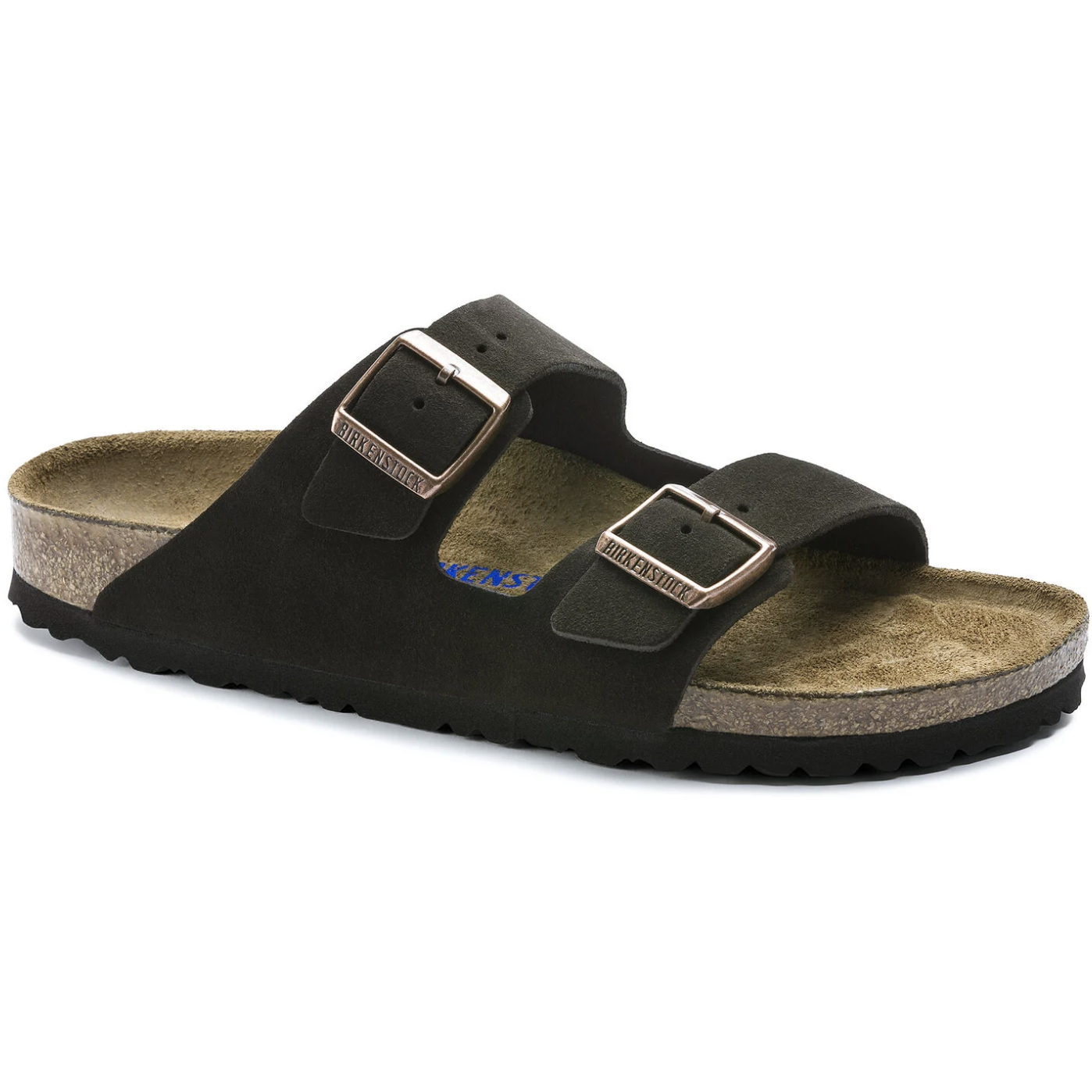 Birkenstock Arizona Suede Leather Soft Footbed Sandals for Women & Men - Comfortable Mocha Brown Casual Walking Shoes for Beach, Travel & Everyday Wear