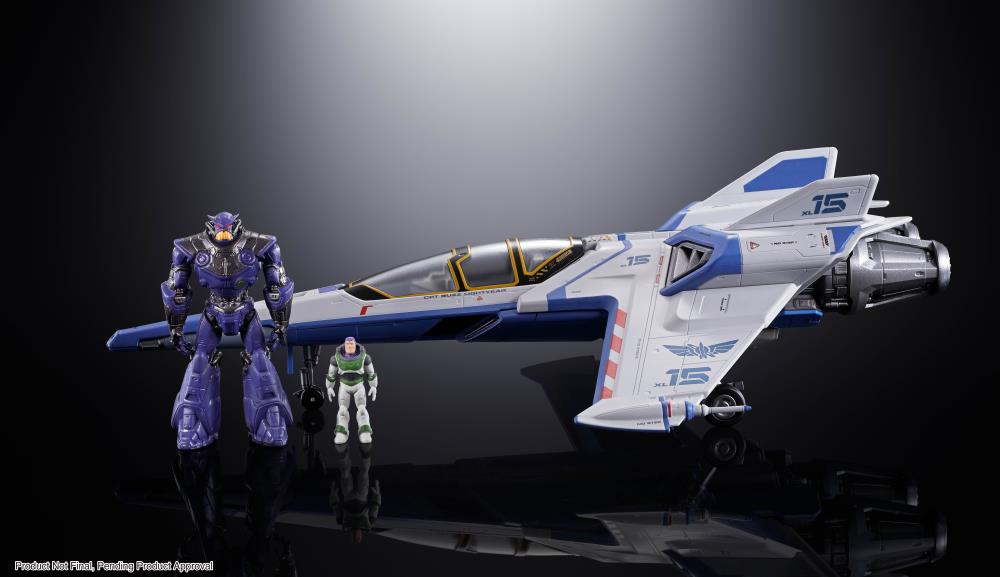 Chogokin XL 15 Space Ship Toy - Buzz Lightyear's Iconic Spaceship from Disney Pixar - Perfect for Collectors, Kids Play & Movie-Themed Decor