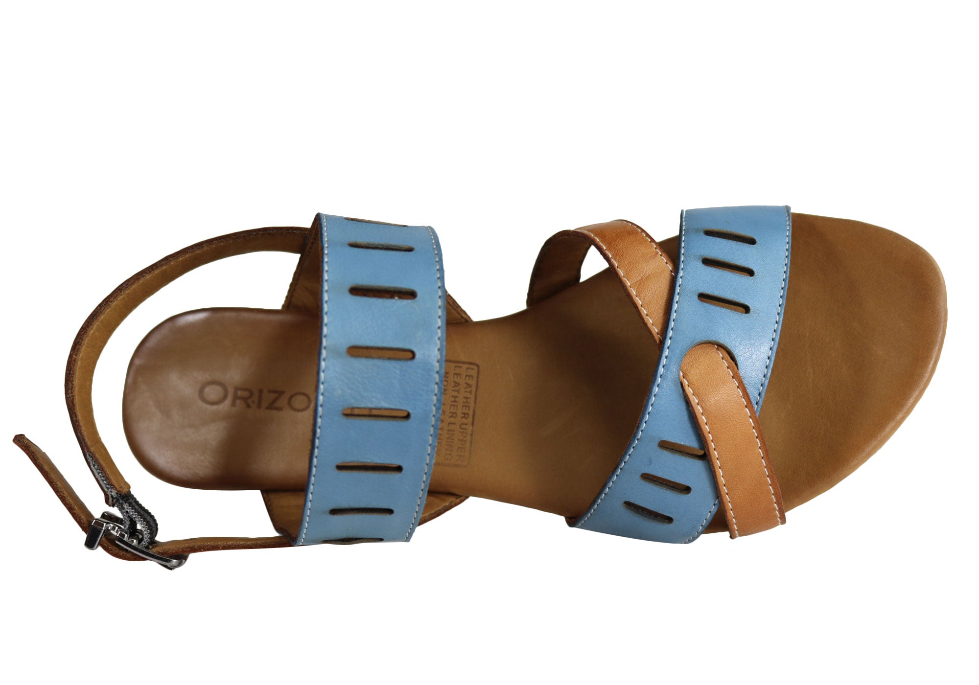 Orizonte Toto Women's European Leather Comfortable Flat Fashion Sandals - Stylish & Comfortable for Walking, Travel & Summer Outfits