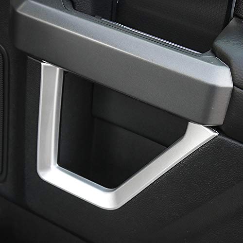 Silver Car Inner Door Armrest Trim