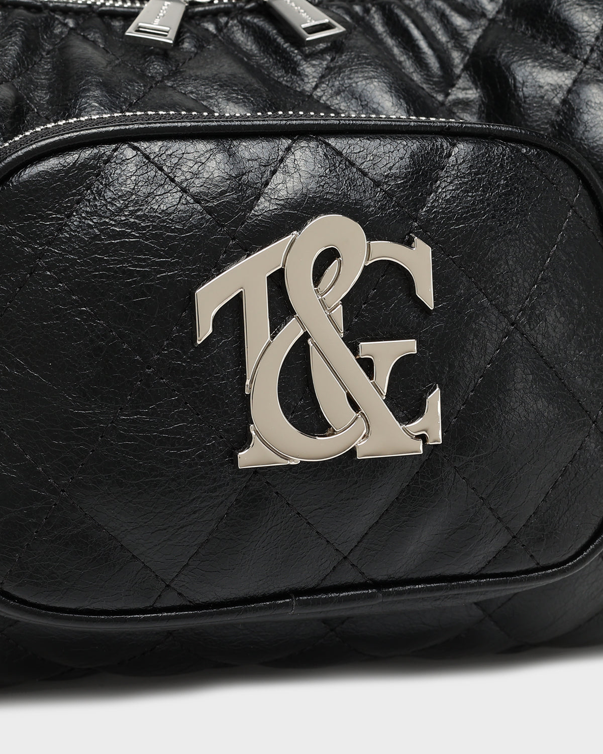 Stylish Black Diamond Stitch Quilted Tote Bag for Women - Fashionable Crossbody Handbag for Work, Travel & Shopping