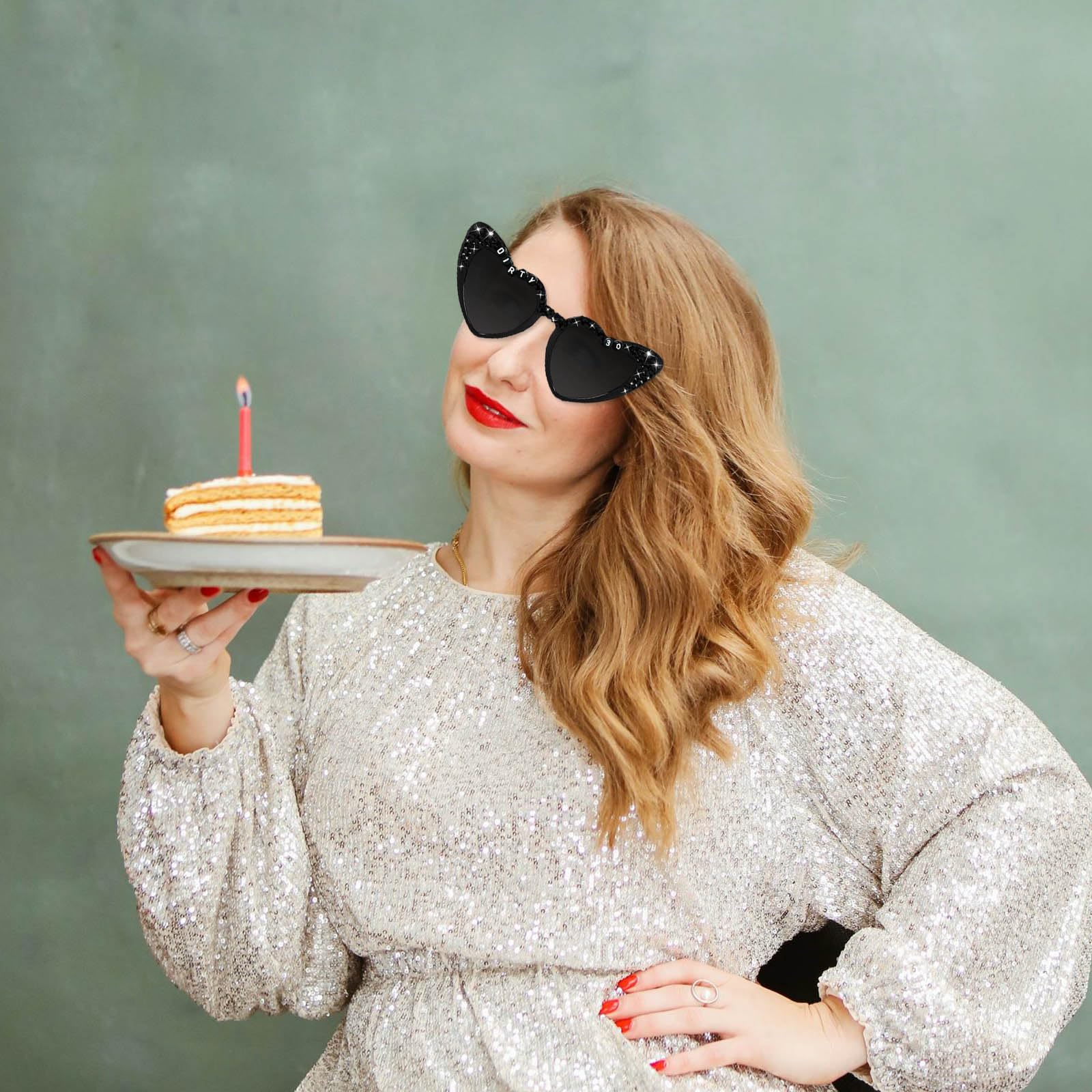 Funny 30th Birthday Glasses - Black 'RIP to My 20s' Novelty Sunglasses for Women & Men | Perfect 30th Birthday Party Decorations & Photo Props