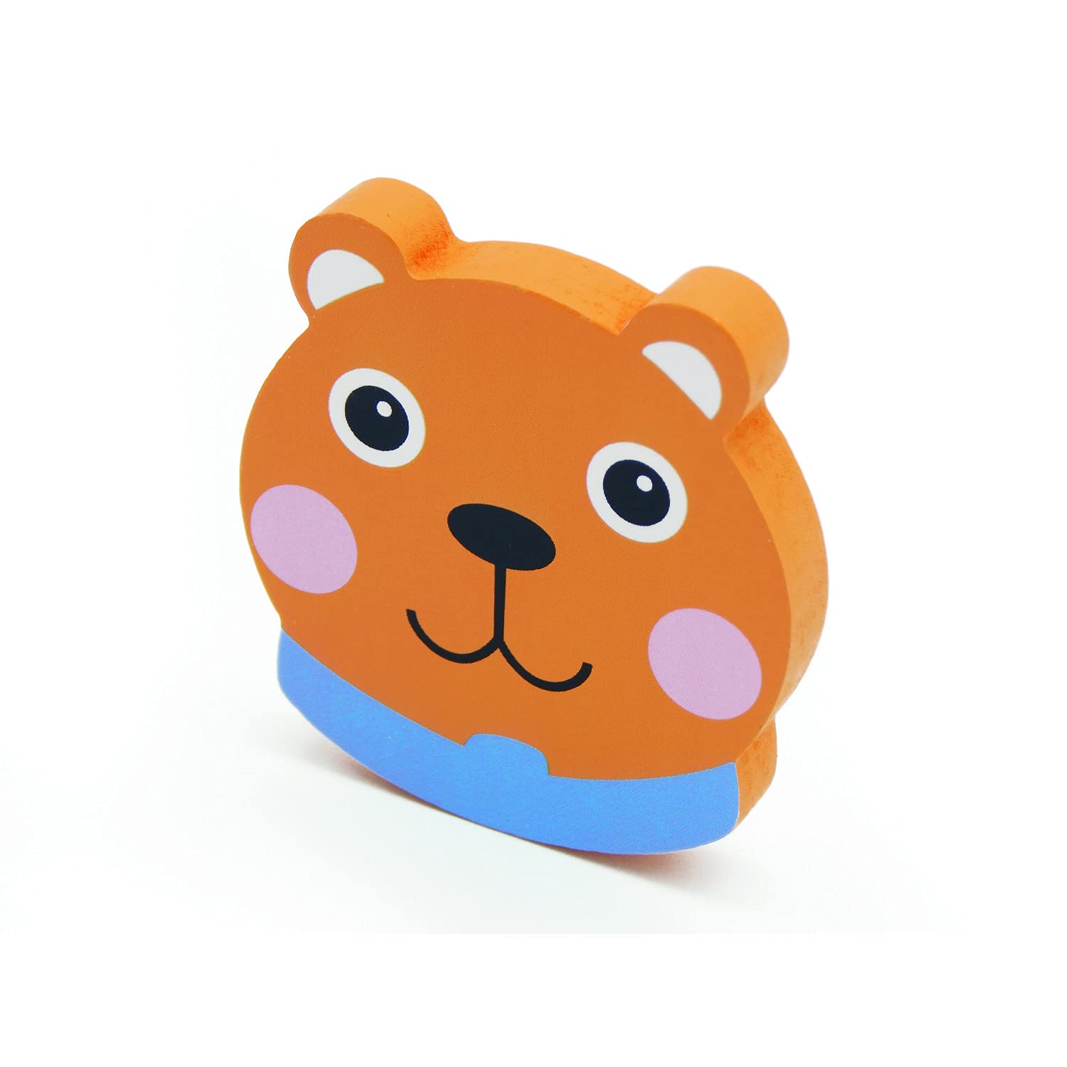 Oops Toddler Puzzle Build & Match - Wooden Bear Shape Educational Toy for Kids Ages 2-4 | Early Learning Montessori Activity for Preschool & Daycare