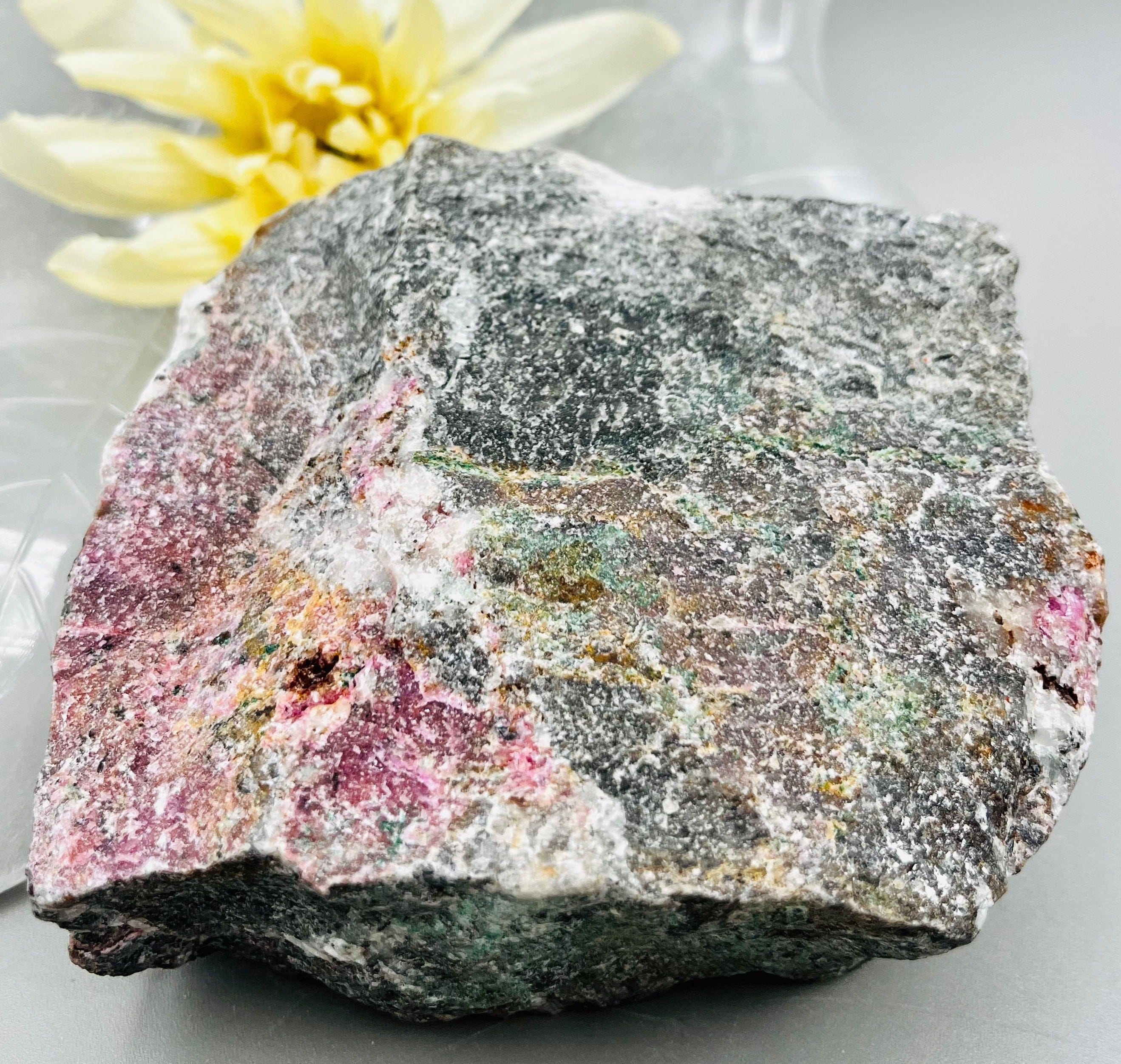 Natural Cobalto Calcite Specimen - Rare Pink Cobalt Calcite Crystal Mineral for Collectors, Healing & Decor | Perfect for Meditation, Home Display & Crystal Healing