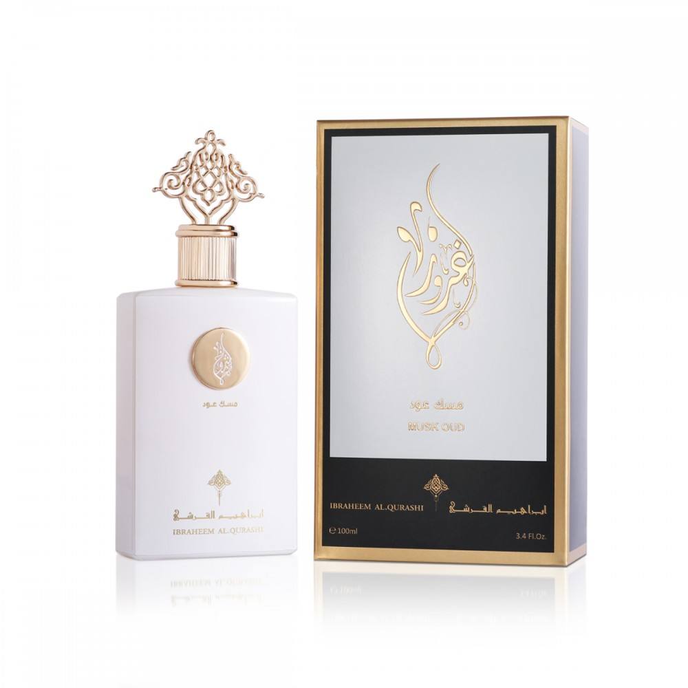Ghuroor Musk Oud Eau de Parfum 100ml - Premium Arabian Perfume Oil for Men & Women - Long Lasting Luxury Scent for Date Night, Special Occasions & Daily Wear