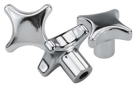 6-Pack Hand Knob with Through Hole - Durable Cabinet & Furniture Hardware for Easy Adjustments