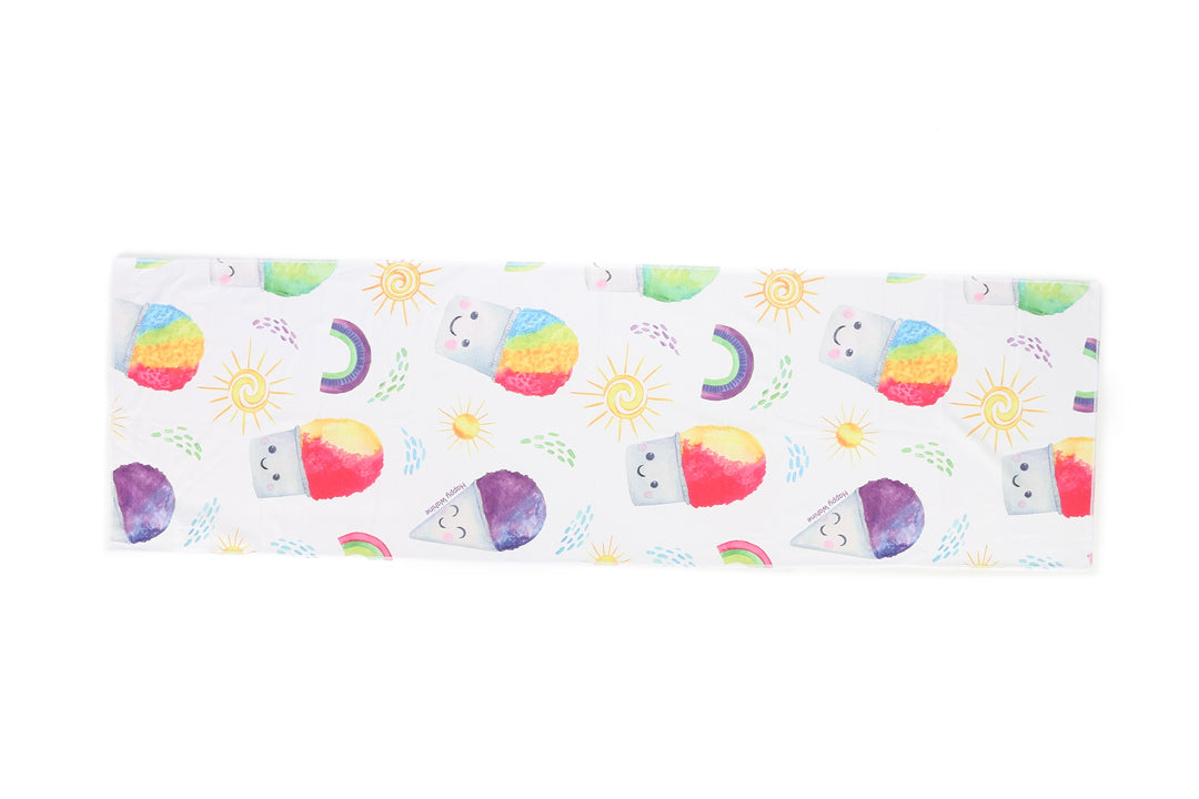 Premium Cooling Towel for Shaved Ice - Soft & Absorbent White Towel for Hot Weather, Sports, Gym, and Outdoor Activities
