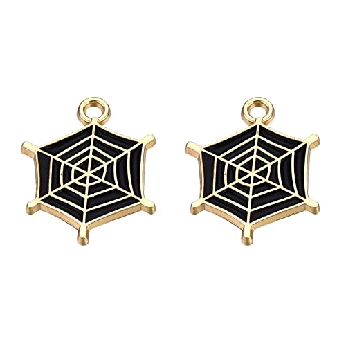 10 pcs - Black Spider Web