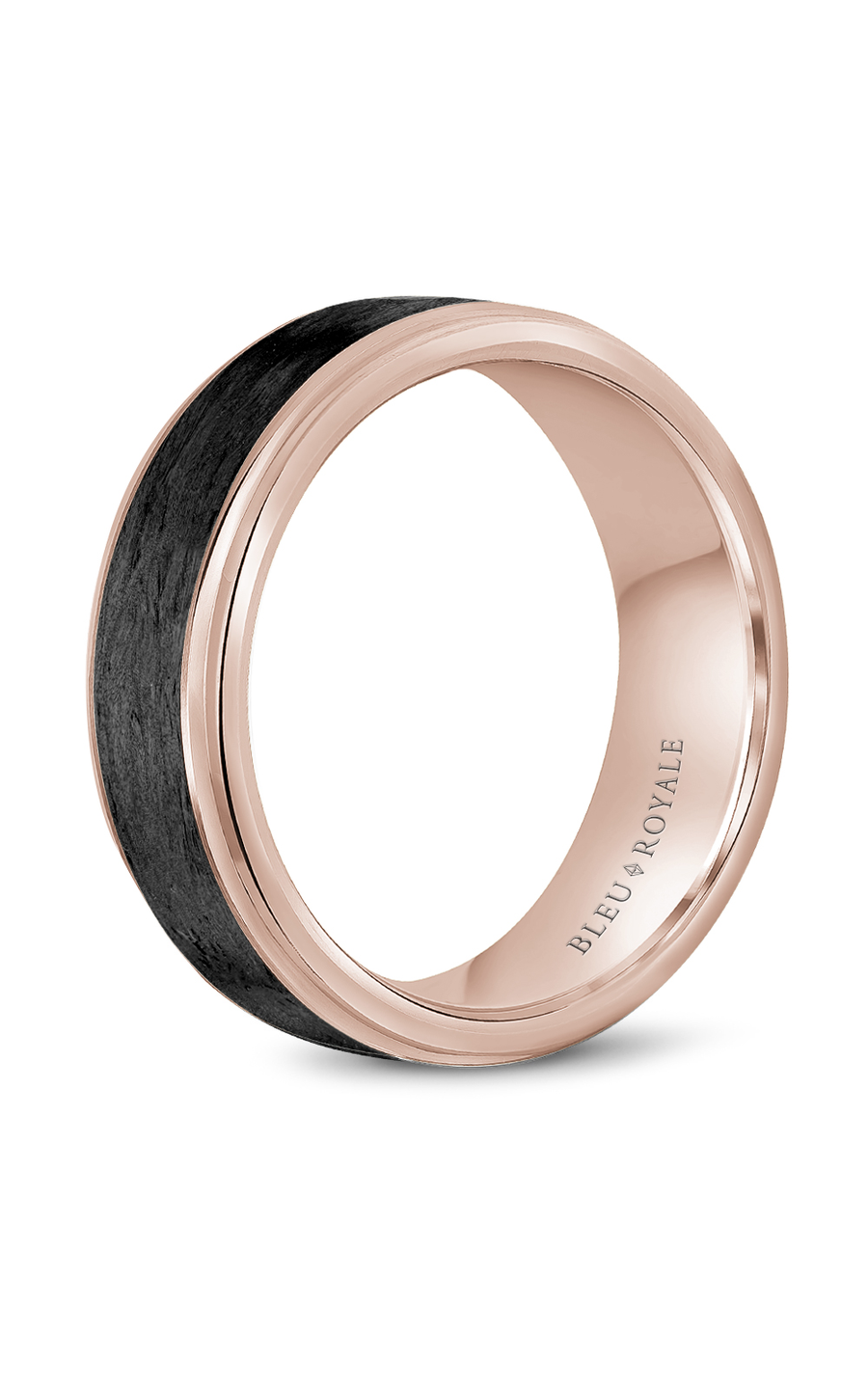Bleu Royale Men's Wedding Band RYL 047R6 - 14K Gold Plated Tungsten Ring for Men - Elegant & Durable Wedding Ring for Groom, Engagement, Anniversary - Perfect for Formal Occasions & Special Events