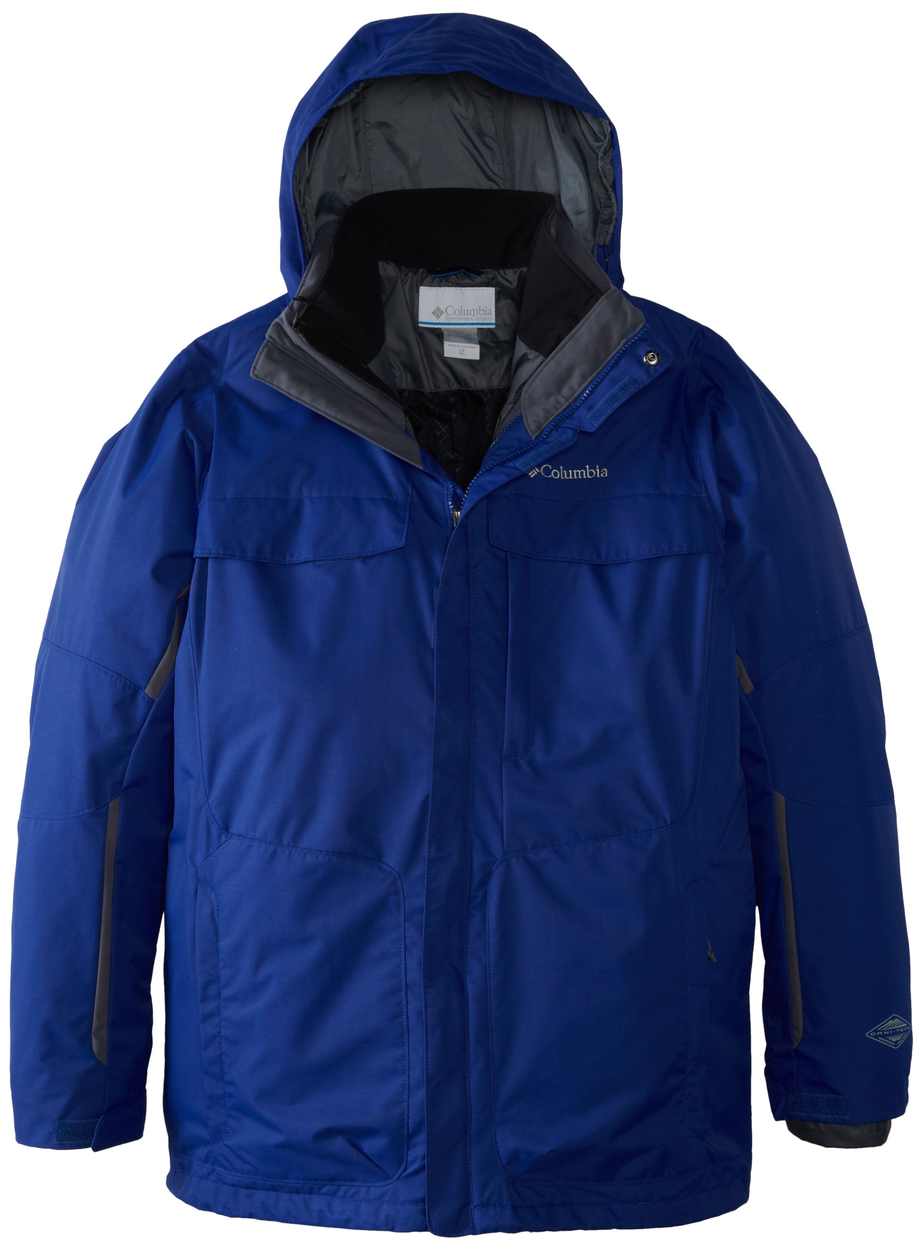 Columbia Men's Bugaboo Interchange Tall Jacket - Waterproof Winter Coat for Hiking & Outdoor Adventures