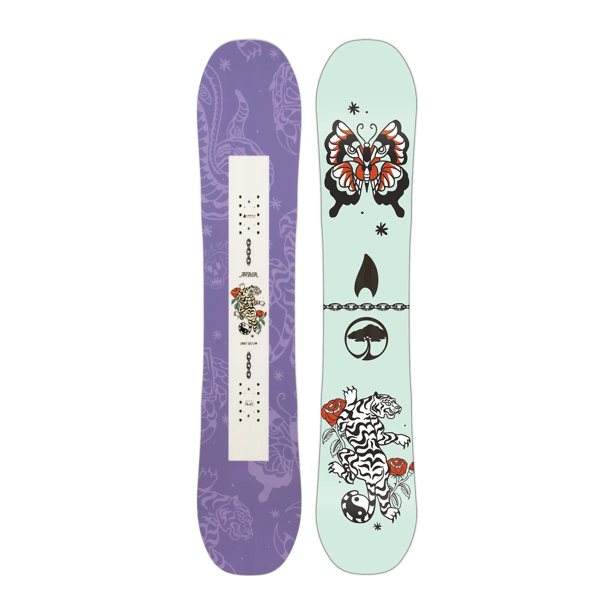 Arbor Junior's Cavet Snowboard 2025 - Premium Kids Snowboard for Boys & Girls - Perfect for Mountain Slopes & Snow Parks