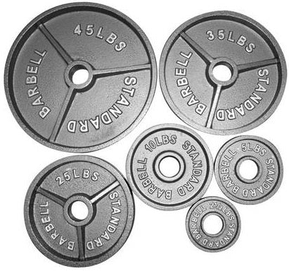 Premium Solid Cast Iron Olympic Weight Plates - 2