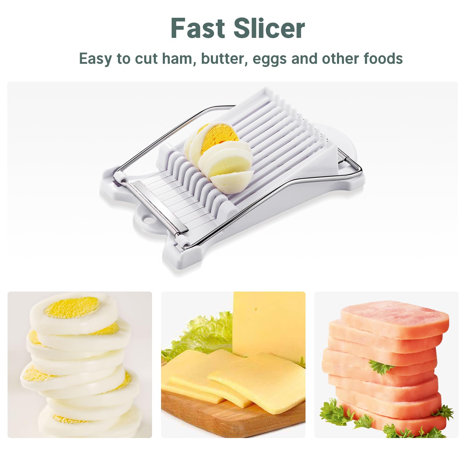 Premium Spam Musubi Mold Kit - Stainless Steel Onigiri Maker with Spam Slicer - Perfect for Hawaiian Sushi, Bento Box & Party Snacks - Great for Home Cooking, Picnics & Asian Cuisine Lovers