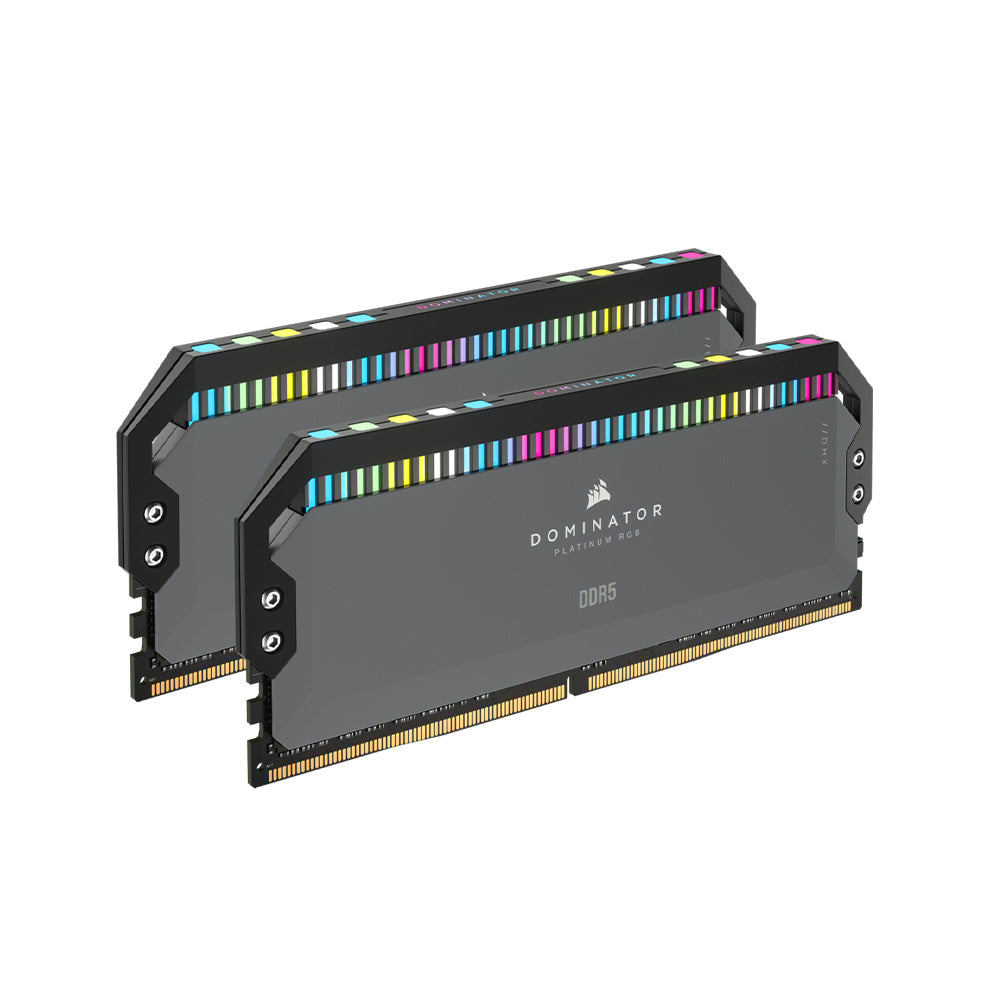 Corsair Dominator Platinum RGB 32GB (2x16GB) DDR5 6000MHz CL30 RAM - AMD EXPO & Intel XMP Certified - High Performance Gaming PC Memory for Desktops - Perfect for Gaming, Streaming & Content Creation