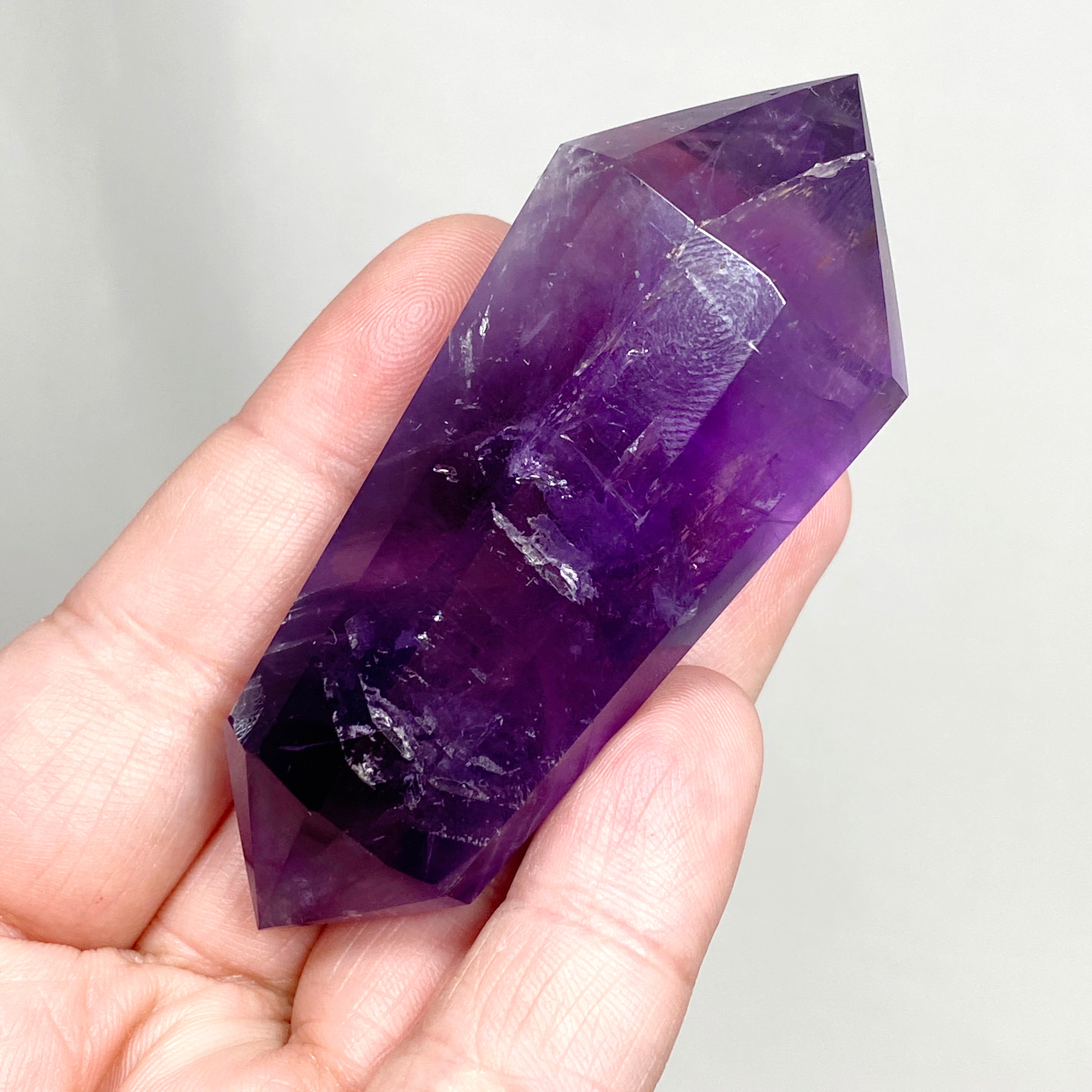 Amethyst Vogel AMV 01 - Premium Crystal Healing Stone for Meditation, Stress Relief & Positive Energy - Perfect for Home Decor, Yoga Practice & Spiritual Gifts