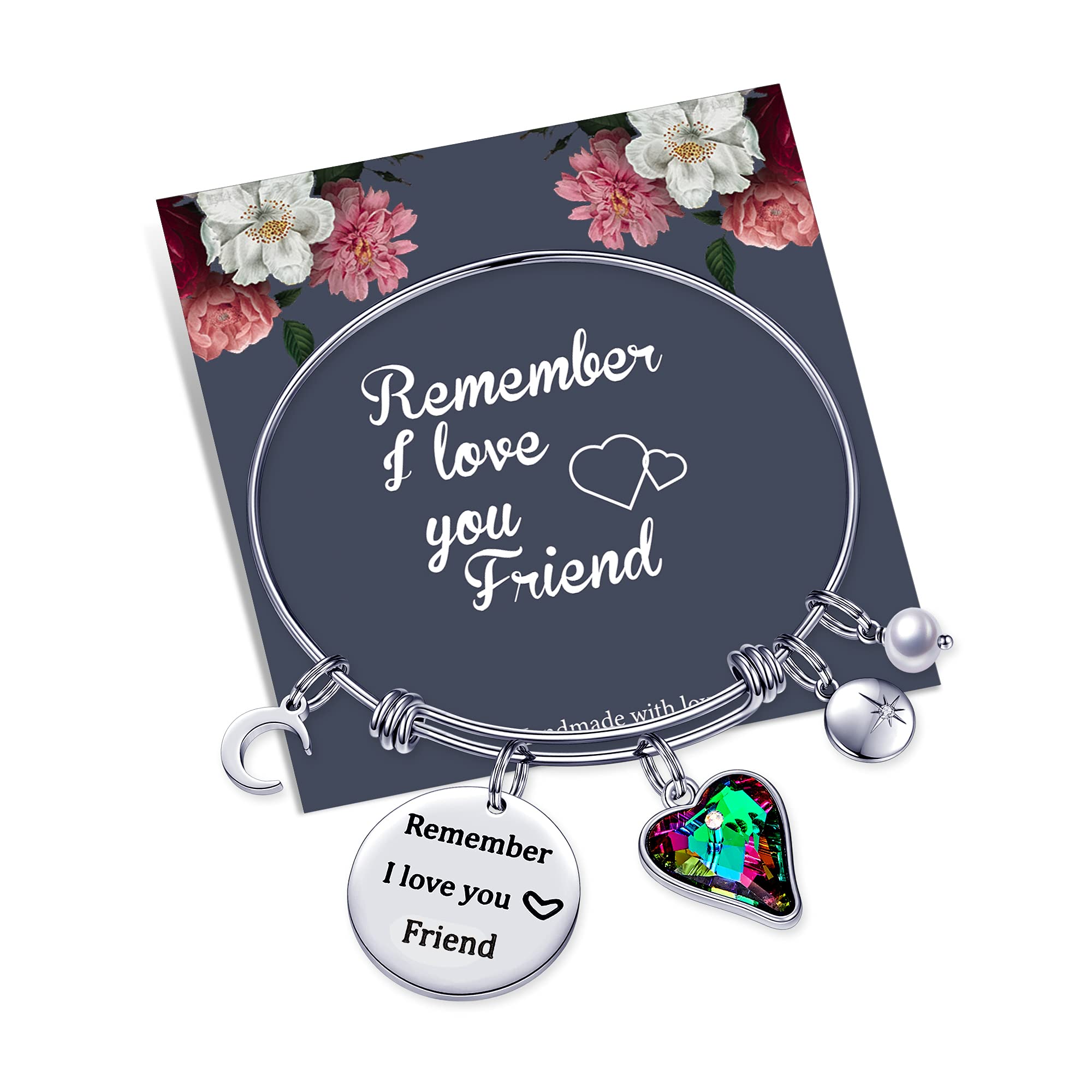 Remember I Love You Bracelet - Thoughtful Gifts for Women, Teen Girls, Mom, Grandma, Daughter, Sister, Niece & Aunt | Perfect for Mother's Day, Valentine's Day, Birthday & Special Occasions | Elegant Jewelry for Everyday Wear & Heartfelt Moments