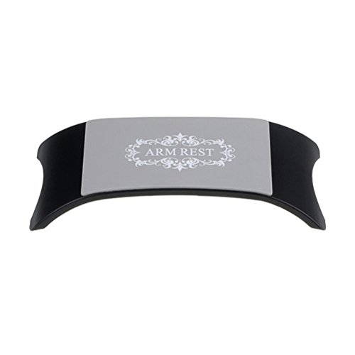Premium Silicone Nail Art Cushion Arm Rest Pillow - Ergonomic Hand Holder for Manicures & Nail Salon Use - Comfortable Manicure Accessories (Black) - Perfect for Nail Technicians, Home Salons & DIY Nail Care