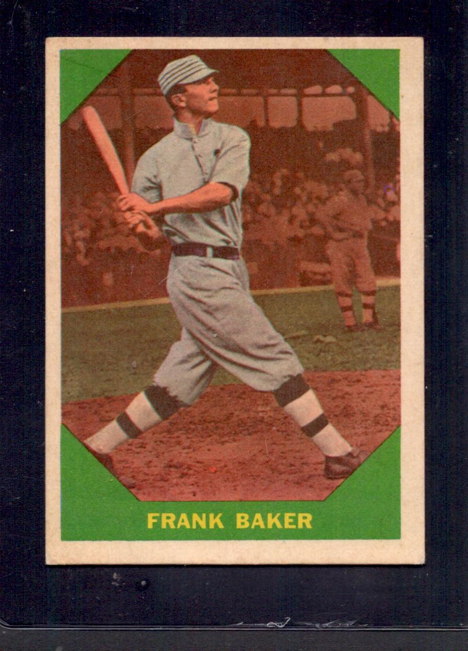 1960 Frank Baker Fleer Baseball Greats #41 Vintage Baseball Card - Collectible Sports Memorabilia for Fans & Investors