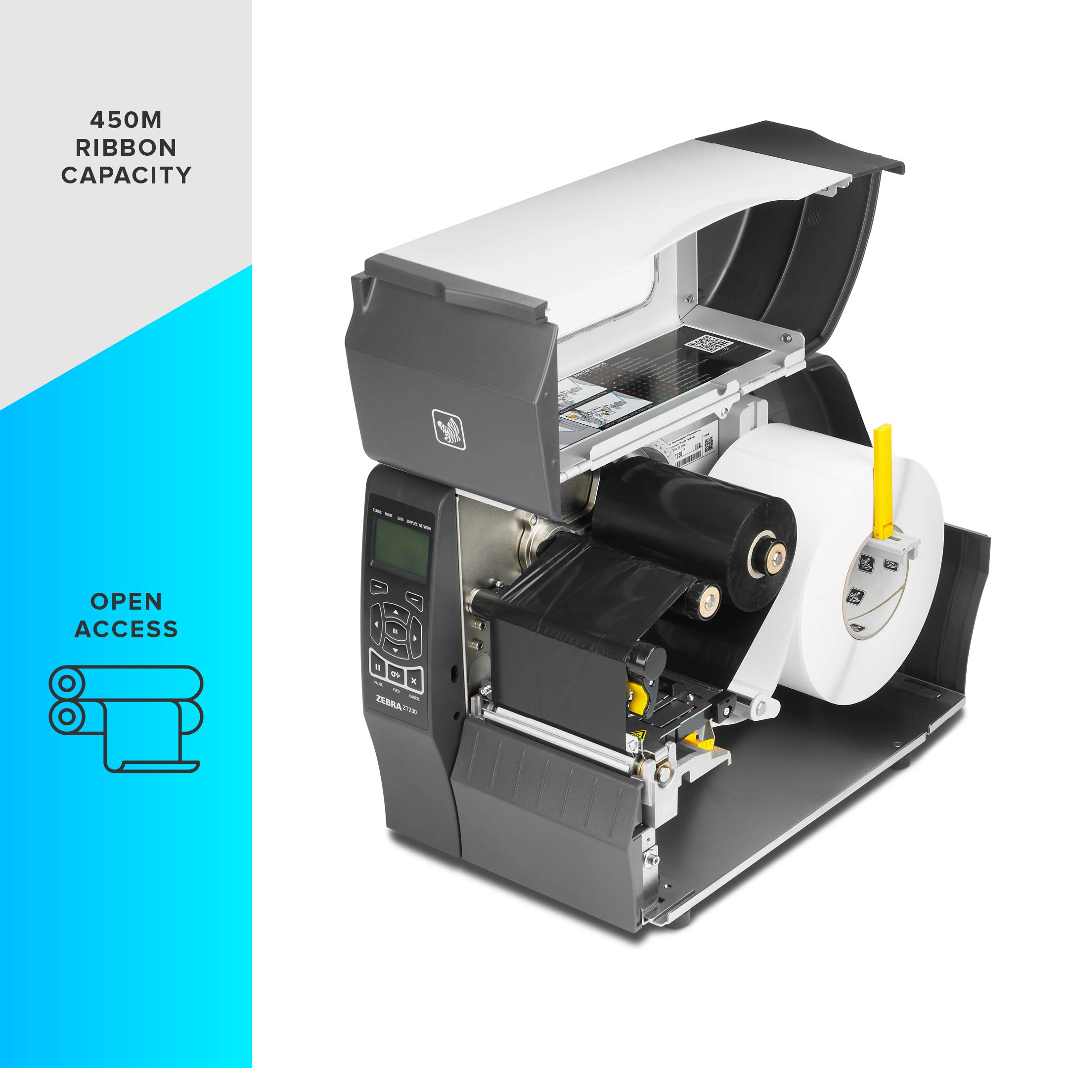 ZEBRA ZT23042-T01000FZ ZT230 Industrial Label Printer - Direct Thermal/Thermal Transfer, 4