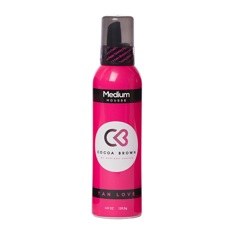 Cocoa Brown 1 Hour Express Self Tanning Mousse - Medium Dark Tan for Face & Body - Quick Natural Looking Sunless Tan - Perfect for Vacation, Wedding, or Everyday Glow