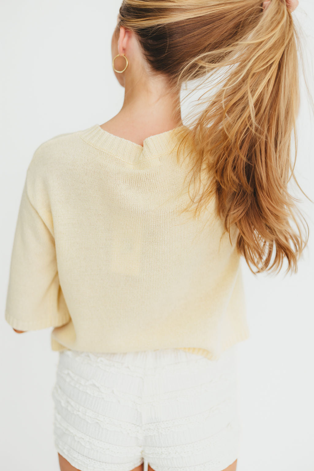 Stacey Cardigan Women's Lightweight Knit Sweater in Yellow - Perfect for Casual Outfits, Office Wear & Cozy Evenings