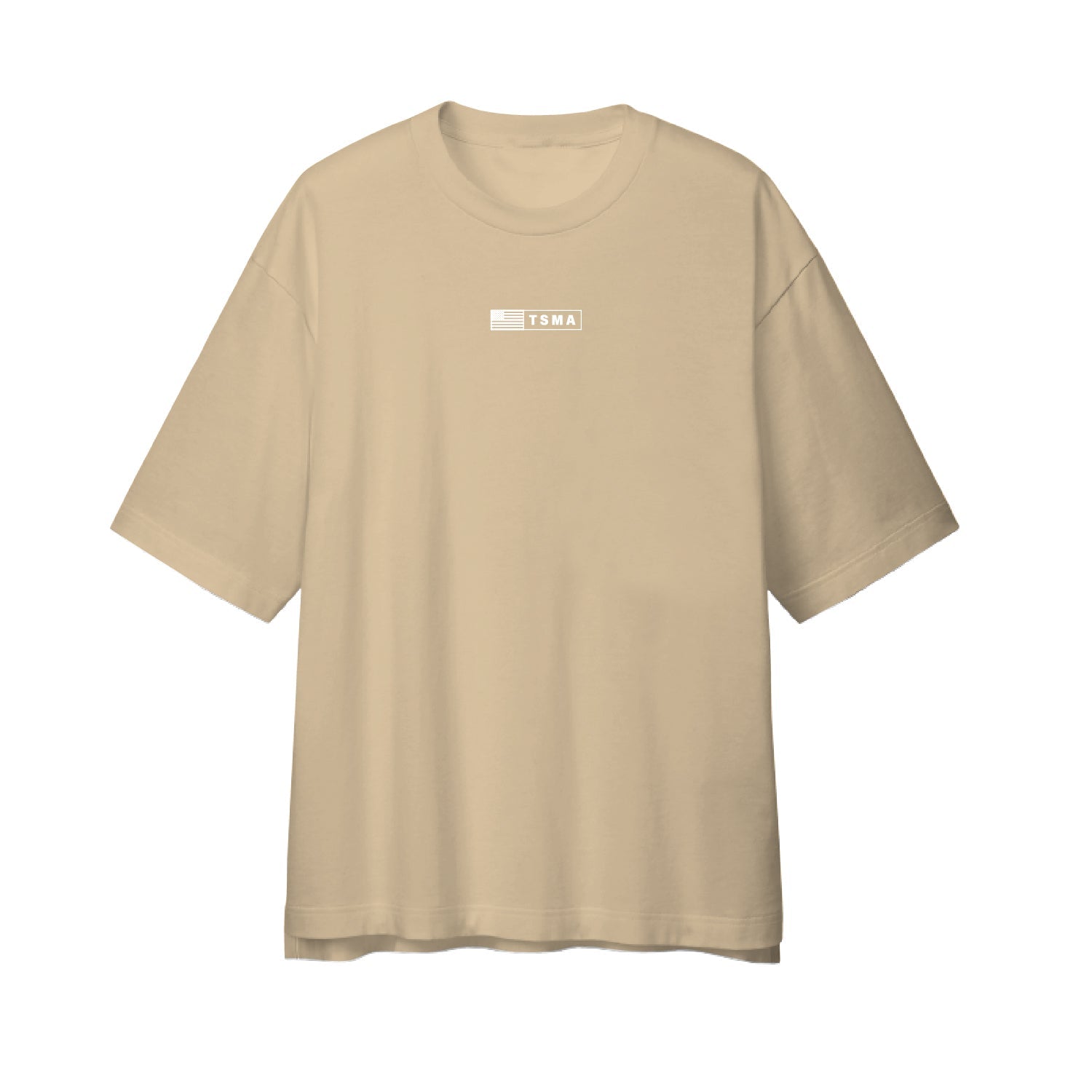TSMA Simple Tee Oatmeal - Soft Cotton Basic T-Shirt for Men & Women | Casual Everyday Wear, Layering Essential, Street Style Outfits