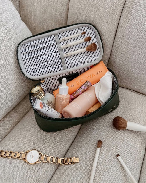 Georgie Fifi 12-Piece Vegan Makeup Set - Forest Green Eyeshadow Palette & Lipstick Kit | Cruelty-Free Cosmetics for Everyday Glam & Party Looks