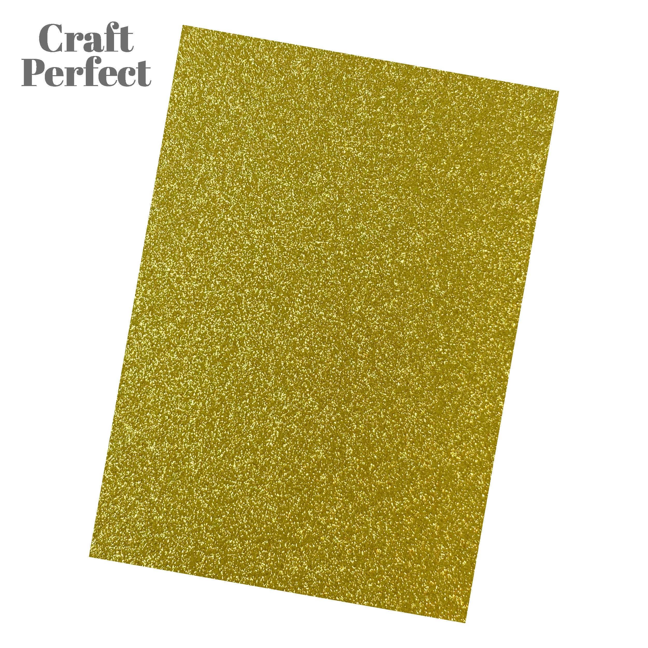 Premium Glitter Cardstock Gold Dust A4 Size (5 Sheets/Pack) - Perfect for Scrapbooking, Greeting Cards, and DIY Craft Projects
