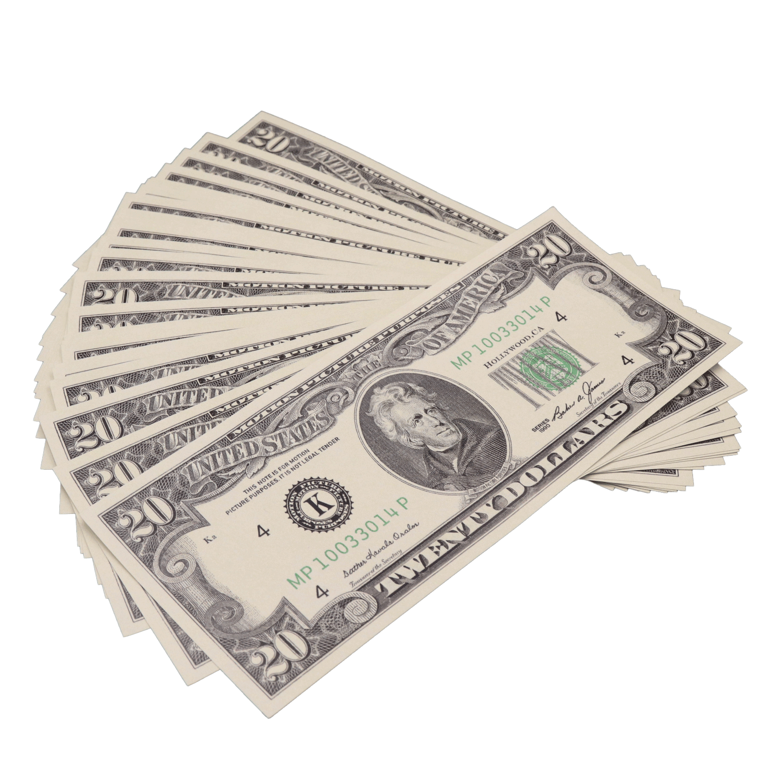 Authentic 1990 Series $20 US Currency Bill - Rare Collectible for Currency Enthusiasts & History Buffs (Perfect for Framing, Gifts, or Investment)