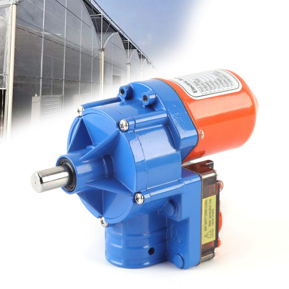 24V 100W Electric Greenhouse Roll Up Motor - 2.8RPM, 100M Length (US Stock) | Automatic Greenhouse Ventilation System for Sheds, Greenhouses & Grow Tents