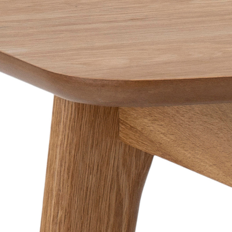 VIVEKA Study Desk 105cm - Natural Wood Home Office Desk for Students & Professionals - Perfect for Small Spaces, Dorm Rooms & Home Offices